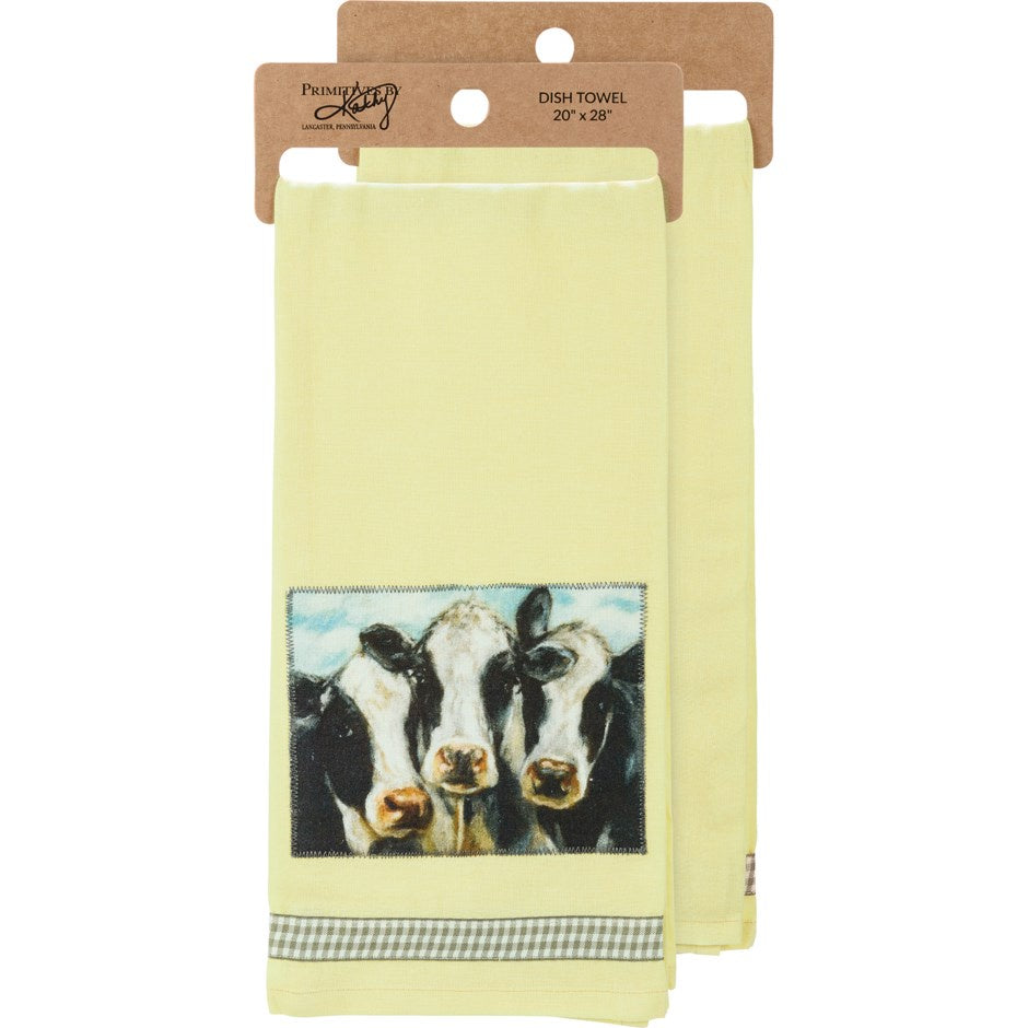Dish Towel - Three Cows