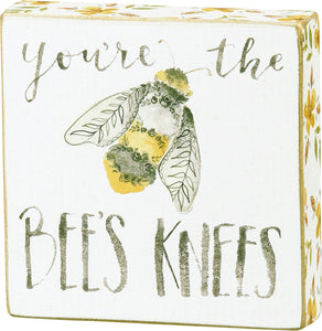 Block Sign - Bee's Knees