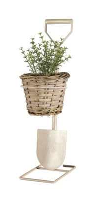 Planter With Basket Spade