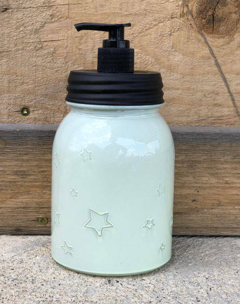Cream Jar Soap Dispenser