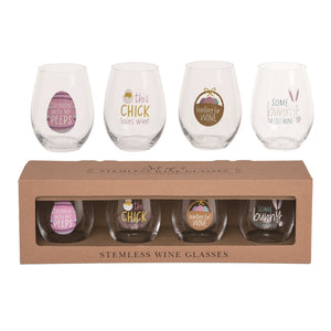 Easter Fun Wine Glass 18oz