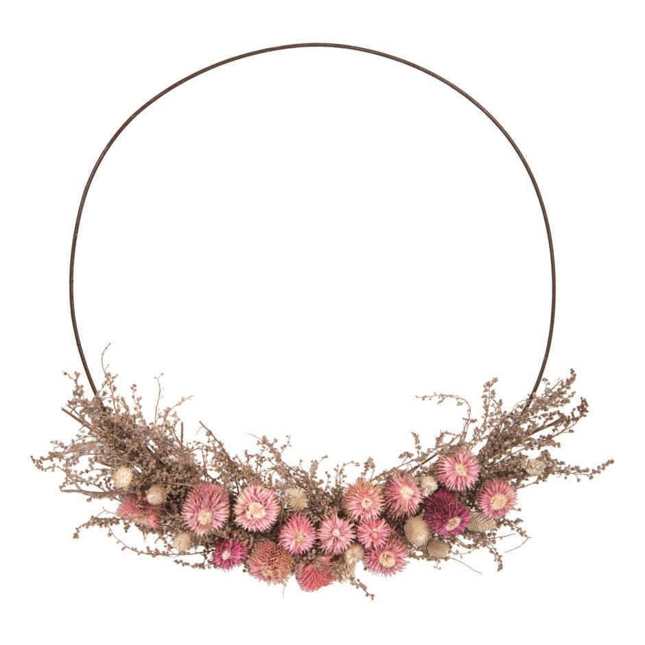 Dried Flower Ring Wreath
