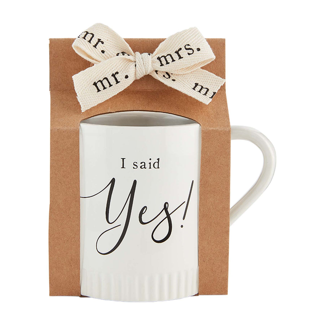 Said Yes Engaged Mug