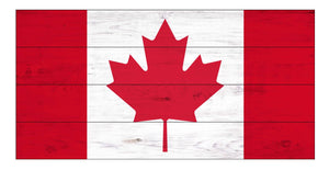 Wooden Canada Flag Wall Art