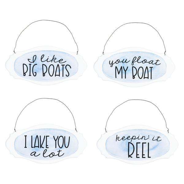 Lake Pun Wall Signs
