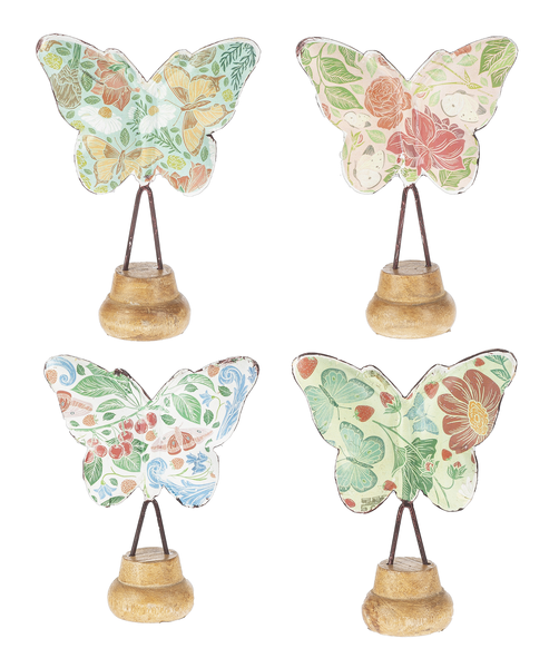 Iron Floral Butterfly