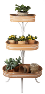 3 Tier Tera Plant Stand Iron