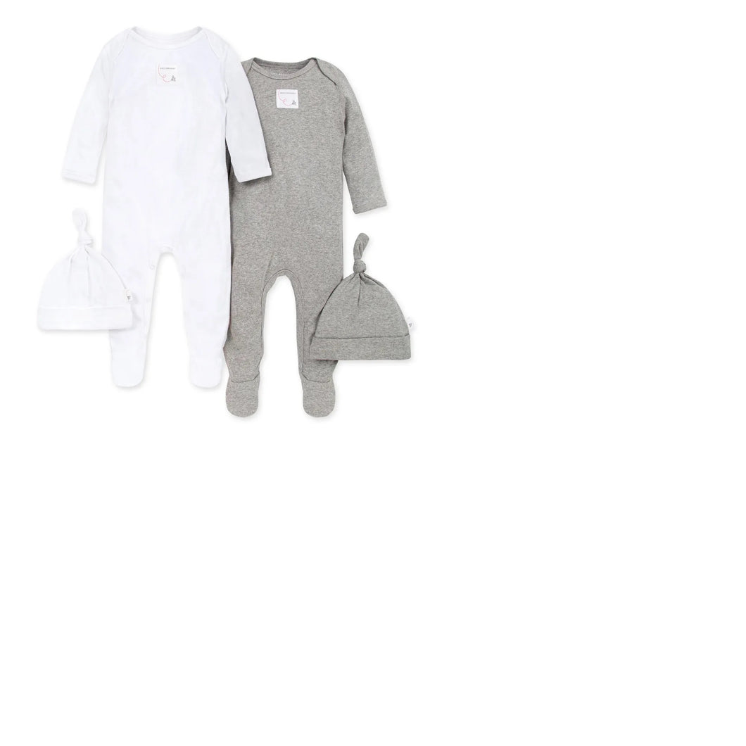 Set of 2 Coveralls & Knot Top Hat