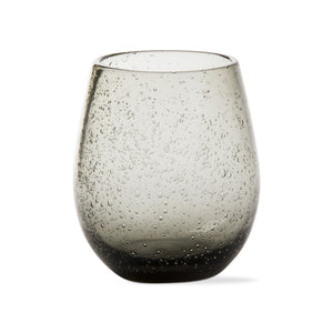Smoke Bubble Glass Stemless Wine S/2