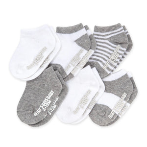 Ankle Socks Set of 6 Heather Grey