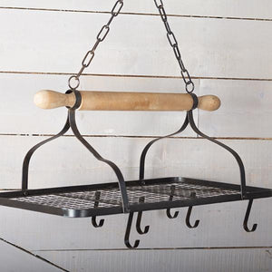 Hanging Kitchen Hooks and Rolling Pin