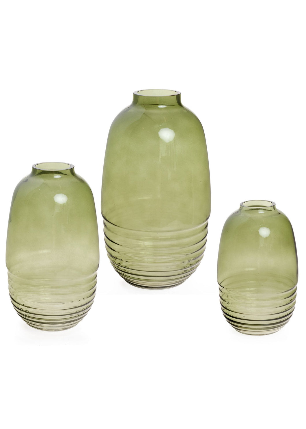 Minster Small Green Glass Vase