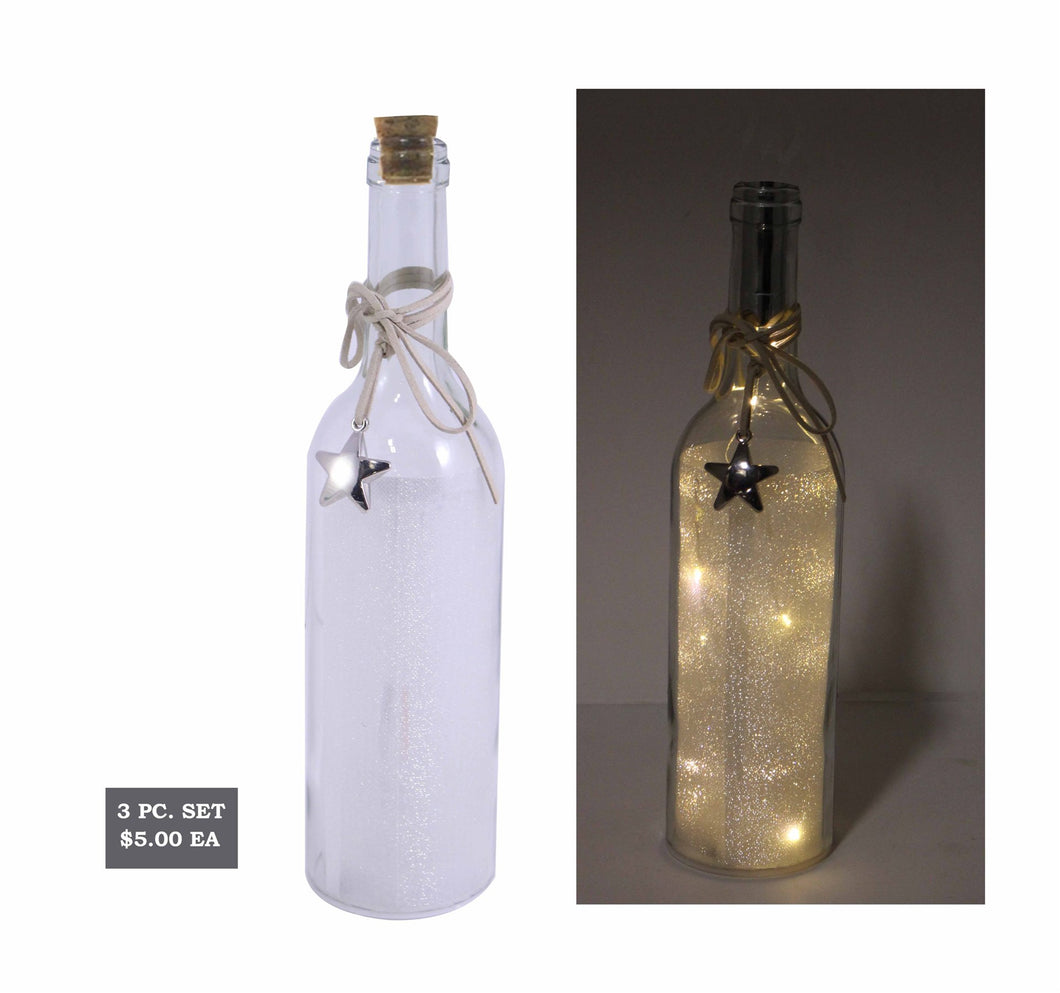 LED Clear Shimmer Bottle
