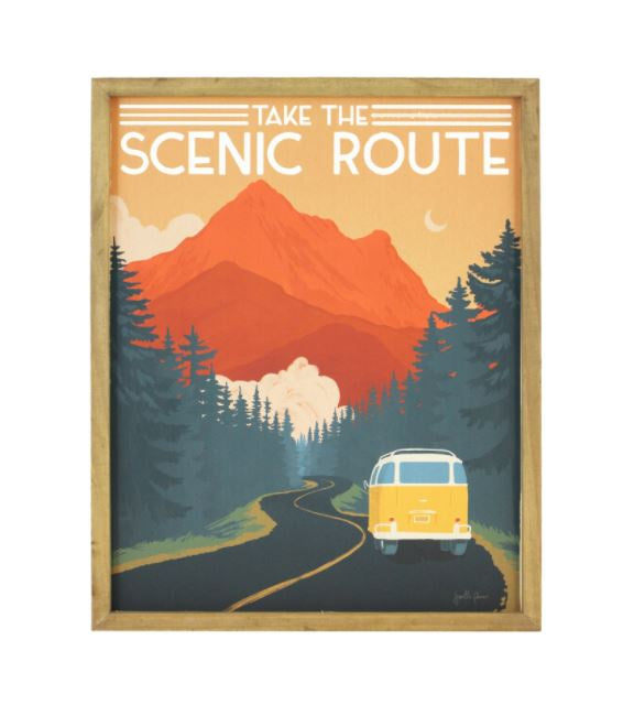 Take the Scenic Route Sign