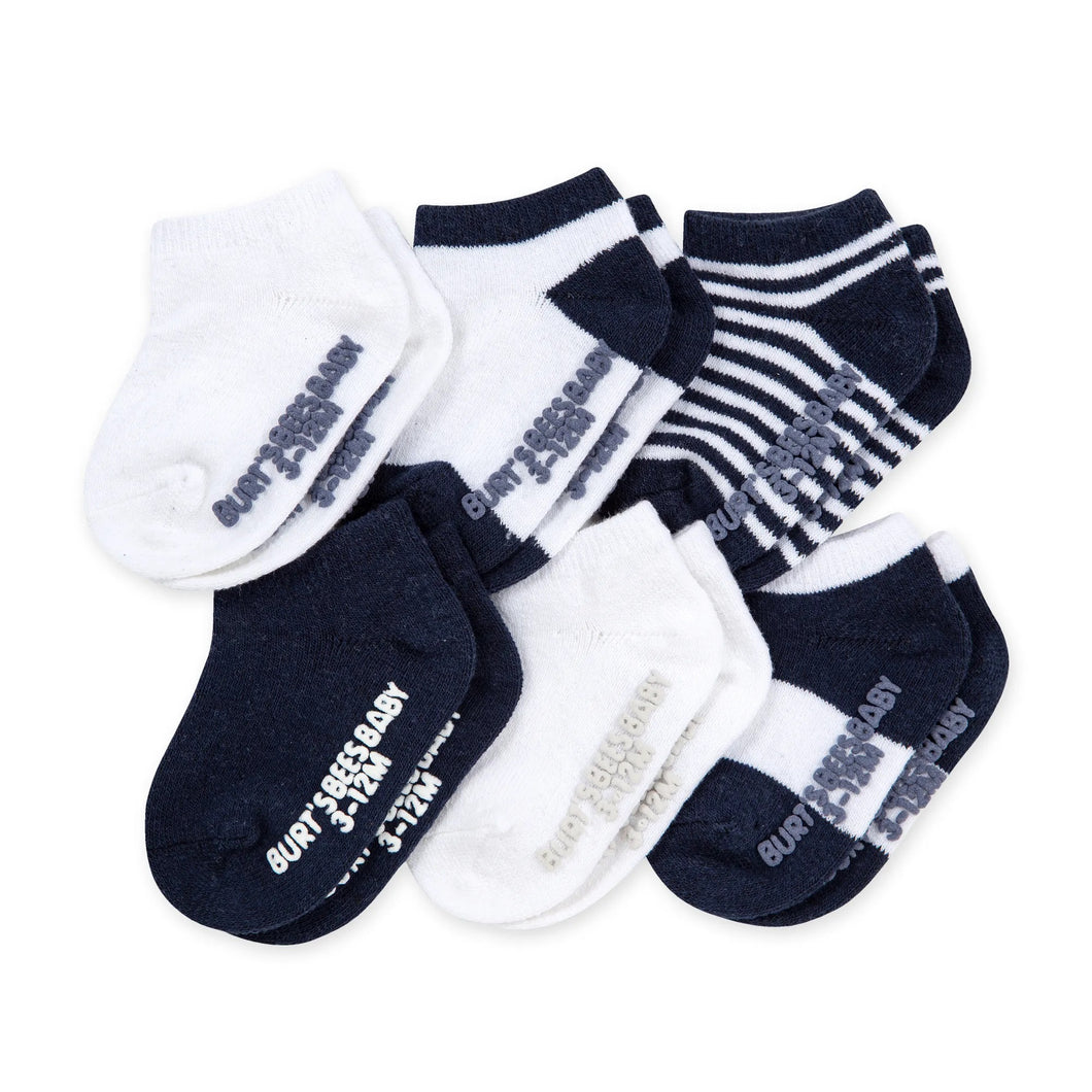 Ankle Socks Set of 6 Midnight