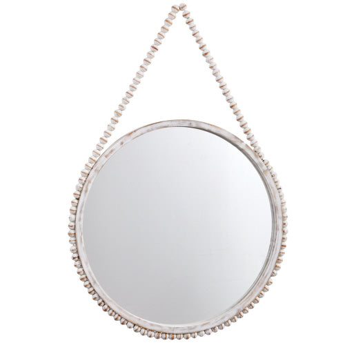 Hanging Beaded Mirror