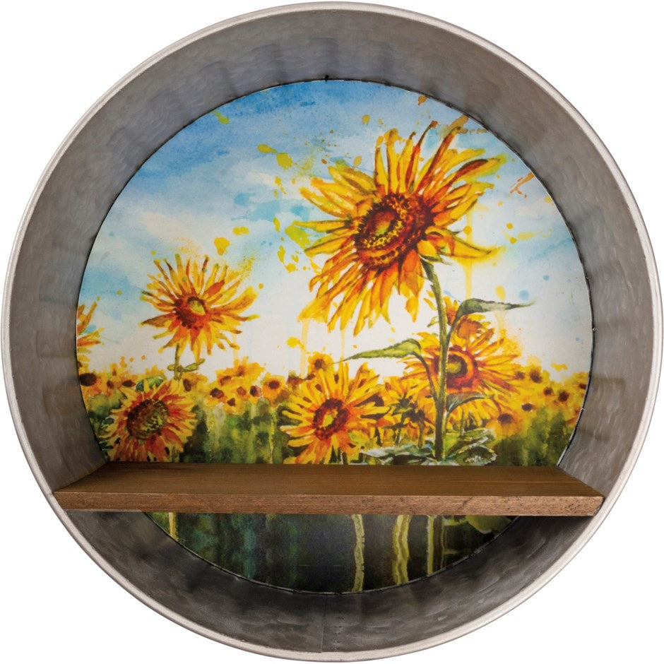 Sunflower Field Shelf